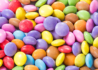 Image showing Stack of Colorful candy