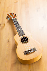 Image showing Wooden ukulele