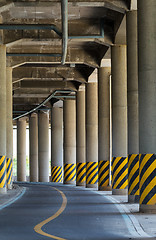 Image showing Under the viaduct