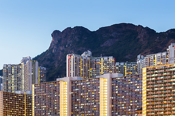 Image showing Hong Kong cityscape at night