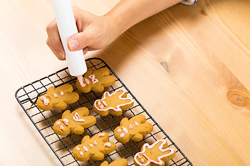 Image showing Baked gingerbread