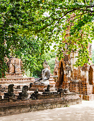 Image showing Ancient architecture in Ayutthaya, Thailand 