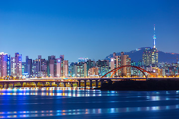 Image showing Seoul skyline