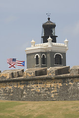 Image showing el morro and lighthouse