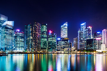 Image showing Singapore night