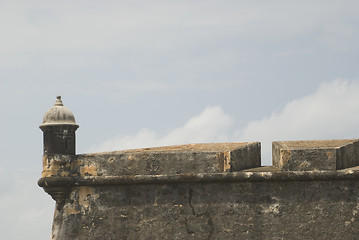 Image showing sentry post at el morro