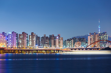 Image showing Seoul skyline