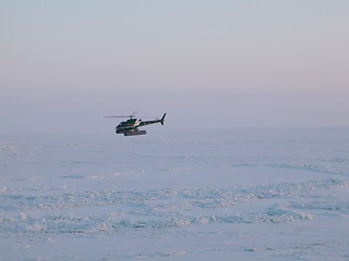 Image showing Helicopter in Baltic 05.01.2003