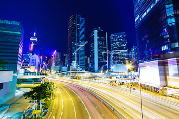 Image showing Busy traffic in Hong Kong