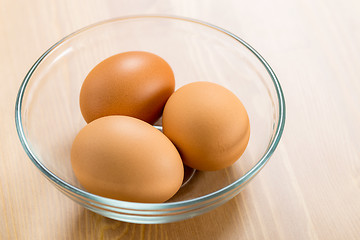 Image showing Brown egg