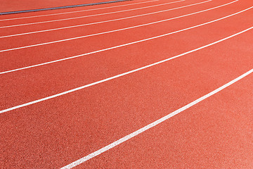 Image showing Athletic track