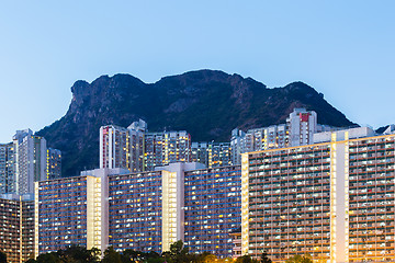 Image showing Kowloon residential district