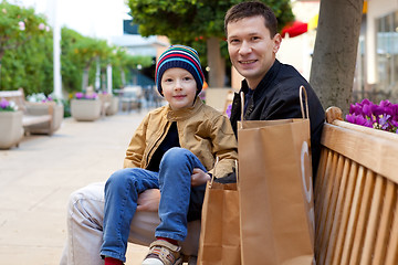 Image showing family shopping