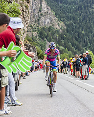 Image showing Davide Cimolai Climbing Alpe D'Huez