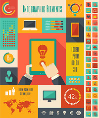 Image showing IT Industry Infographic Elements