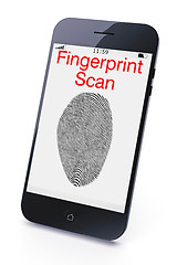 Image showing fingerprint scan