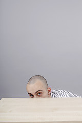 Image showing Man at desk