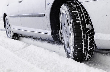 Image showing Winter tyre