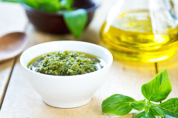 Image showing Genovese pesto