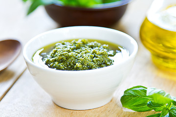 Image showing Genovese pesto