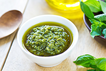 Image showing Genovese pesto