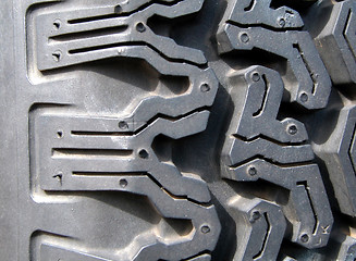 Image showing Detail of a tire