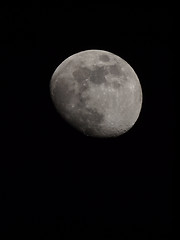 Image showing Near full moon