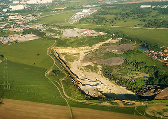 Image showing open pit mine