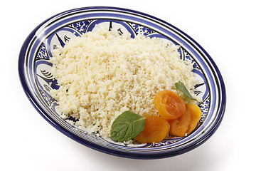 Image showing Plain couscous angled