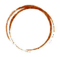 Image showing Coffee stains