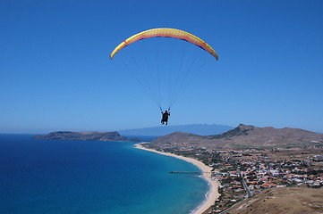 Image showing Paragliding in Porto Santo Island