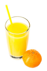 Image showing Mandarin juice