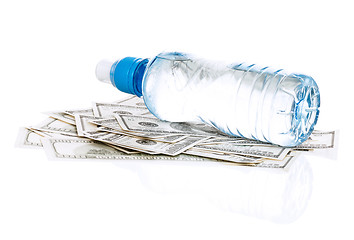 Image showing Dollars and water