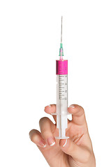 Image showing Hand with syringe