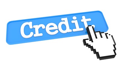 Image showing Credit Button with Hand Cursor.