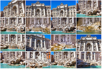 Image showing Fountain di Trevi