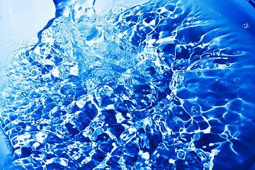 Image showing Blue water