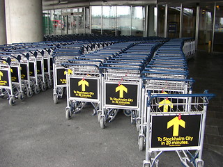Image showing Baggage carraige