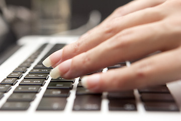 Image showing keyboard from notebook