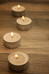 Image showing tealights