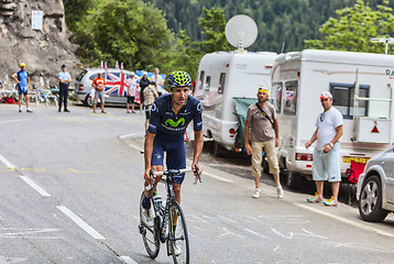 Image showing Ruben Plaza Molina Climbing Alpe D'Huez