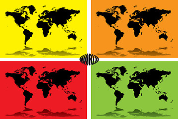 Image showing colourful world