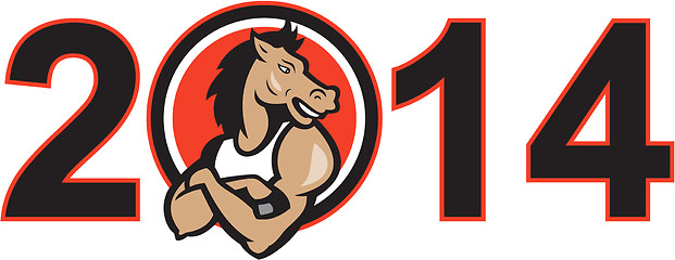 Image showing Year of Horse 2014 Mascot