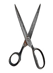 Image showing vintage household scissors
