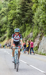 Image showing Laurent Didier Climbing Alpe D'Huez