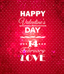 Image showing Happy Valentines Day background.