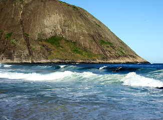 Image showing Surfing in Itacoatiara beach