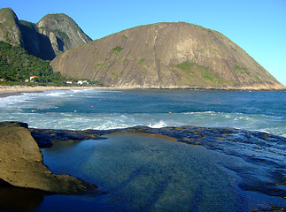 Image showing Itacoatiara beach view