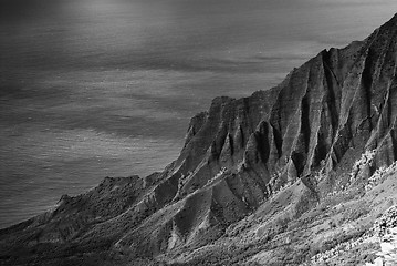 Image showing Napali Coast of Kauai Hawaii