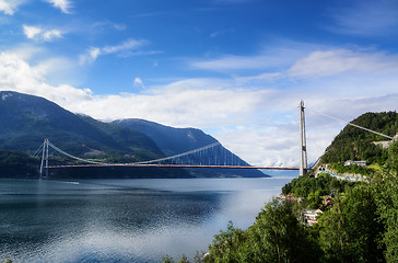 Image showing The Hardanger Bridge